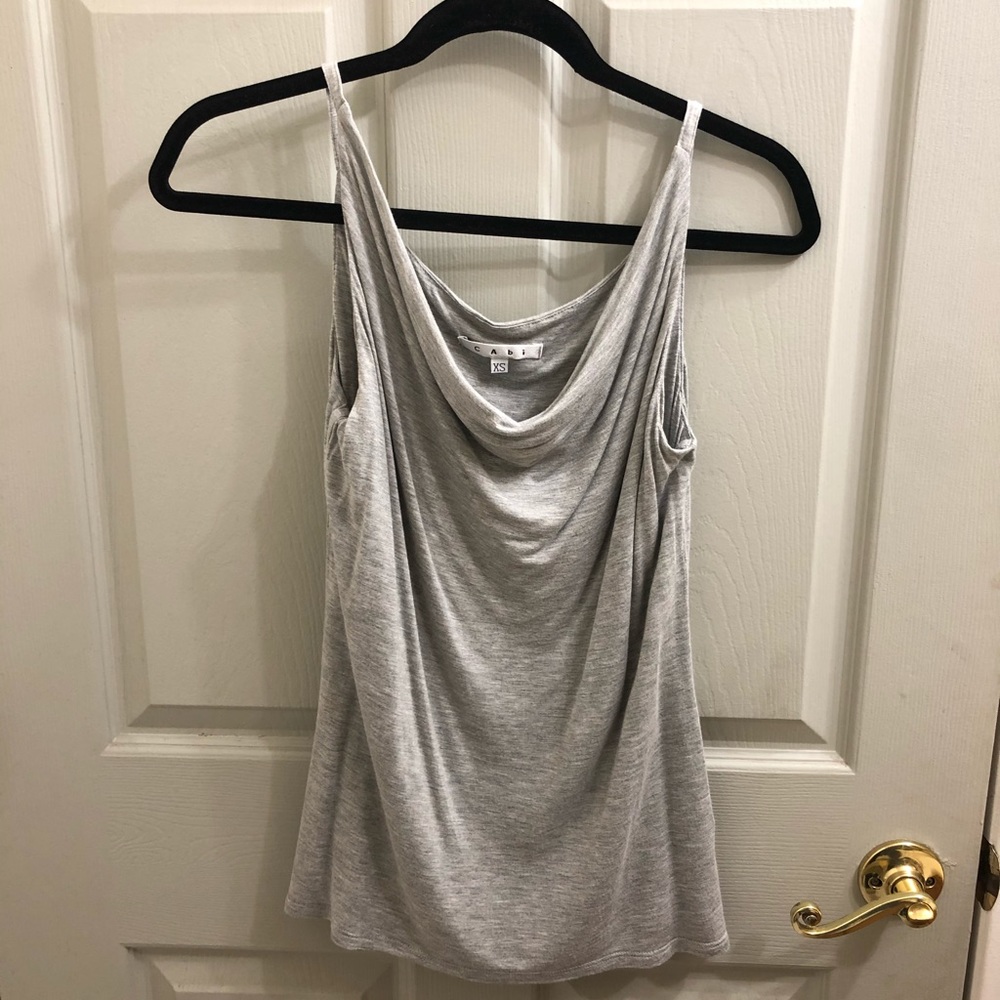 cabi lined cowl neck cami